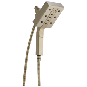 Brizo Essential™ Shower: Linear Square H2Okinetic® Multi-Function Hydrati® 2|1 Shower In Brushed Nickel