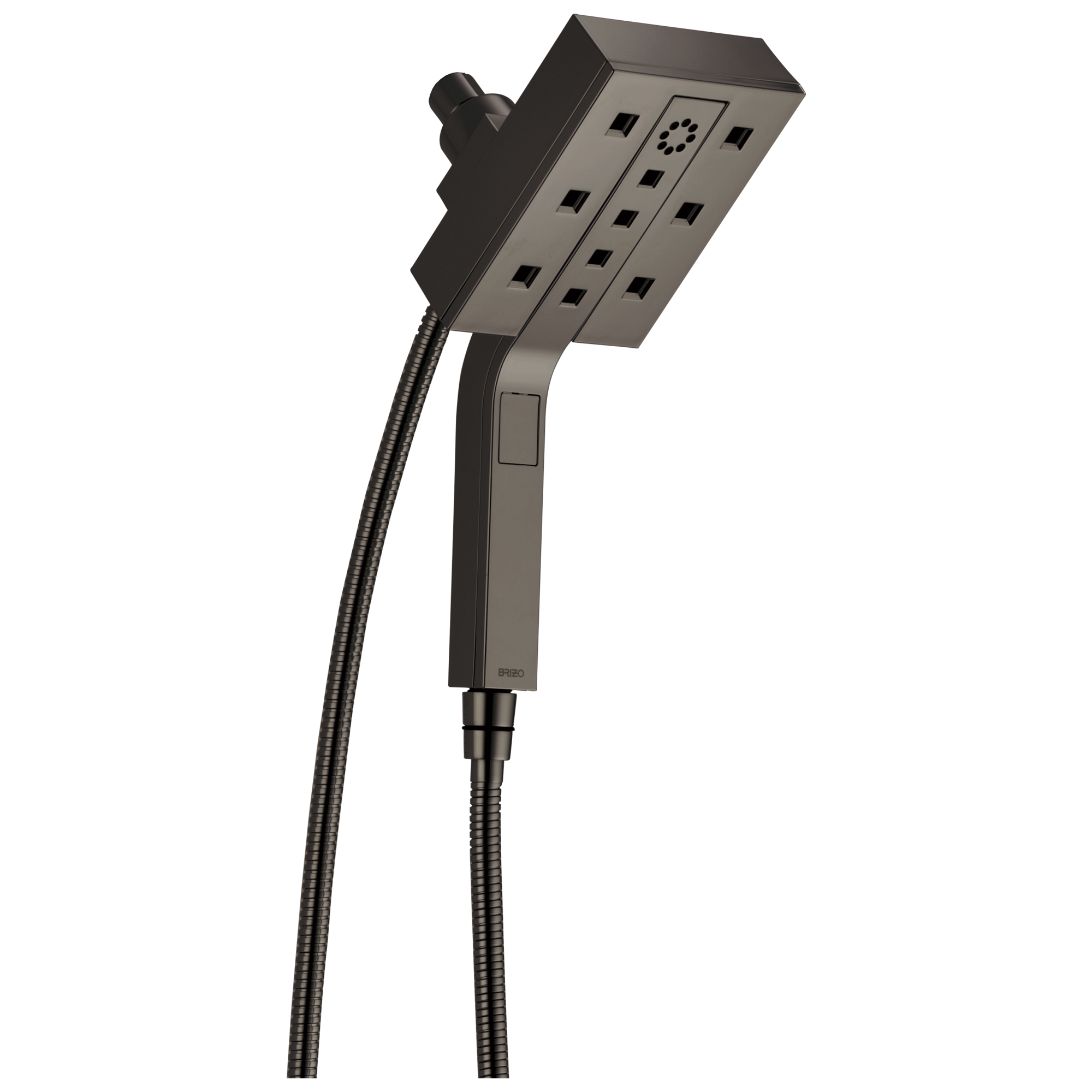 Brizo Other: Linear Square H<sub>2</sub>Okinetic<sup>®</sup> Multi-Function Hydrati® 2|1 Shower In Brilliance Black Onyx