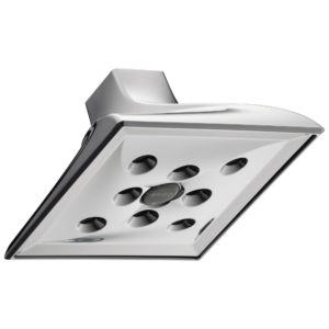 Brizo Virage®: RAINCAN SHOWERHEAD WITH H2OKinetic® TECHNOLOGY In Chrome