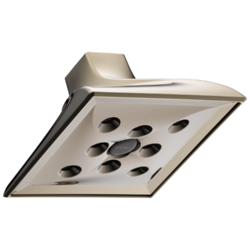 Brizo Virage®: RAINCAN SHOWERHEAD WITH H2OKinetic® TECHNOLOGY In Polished Nickel