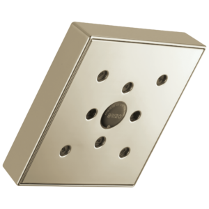 Brizo Brizo Universal Showering: 5” Linear Square H2 Okinetic ® Single Function Wall Mount Showerhead In Polished Nickel