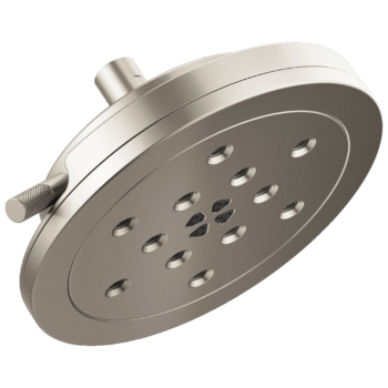Brizo Litze®: 8” H<sub>2</sub>Okinetic<sup>®</sup> Round Multi-Function Wall Mount Showerhead In Luxe Nickel