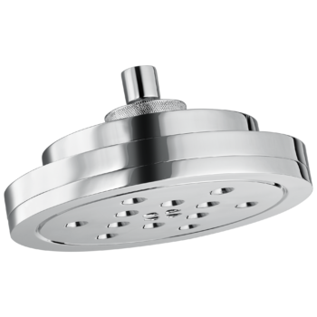 Brizo Litze®: 8” H<sub>2</sub>Okinetic<sup>®</sup> Round Multi-Function Wall Mount Showerhead In Chrome