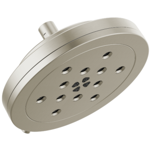 Brizo Other: 8” H2Okinetic® Round Multi-Function Wall Mount Showerhead In Luxe Nickel