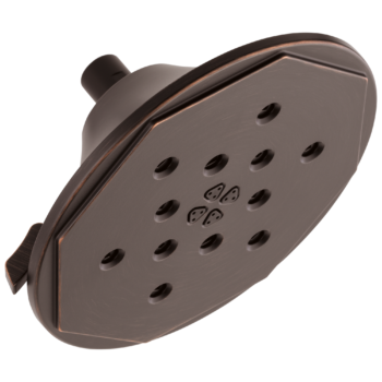 Brizo Rook®: 8” H<sub>2</sub>Okinetic<sup>®</sup> Round Multi-Function Wall Mount Showerhead In Venetian Bronze