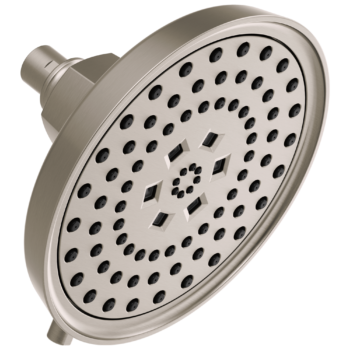 Brizo Invari®: H2OKinetic® Round Multi-Function Showerhead In Luxe Nickel