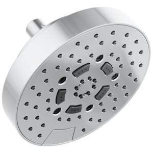 Brizo Brizo Universal Showering: 7” Linear Round H2Okinetic® Multi-Function Wall Mount Shower Head – 1.5 GPM In Chrome