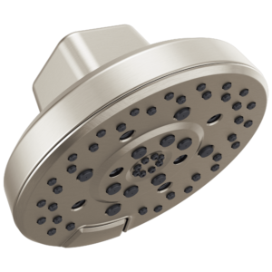 Brizo Levoir™: H2 Okinetic® Round Multi-Function Showerhead In Luxe Nickel