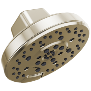 Brizo Levoir™: H2 Okinetic® Round Multi-Function Showerhead In Polished Nickel