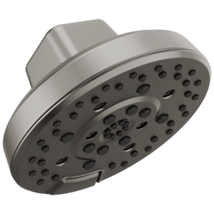 Brizo Levoir™: H2 Okinetic® Round Multi-Function Showerhead In Luxe Steel