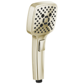 Brizo Essential™ Shower: Linear Square Multi-Function Hand Shower In Polished Nickel