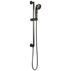 Brizo Kintsu®: Multifunction Slide Bar Handshower In Brilliance Black Onyx