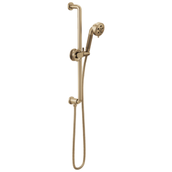 Brizo Litze®: Slide Bar Handshower with H<sub>2</sub>OKinetic<sup>®</sup> Technology In Luxe Gold