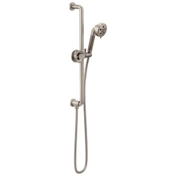 Brizo Litze®: Slide Bar Handshower with H<sub>2</sub>OKinetic<sup>®</sup> Technology In Luxe Nickel