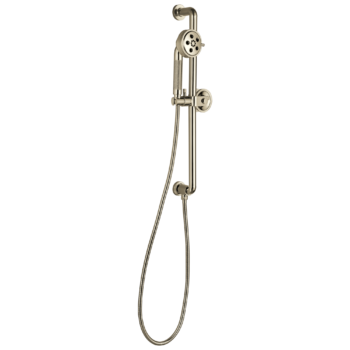 Brizo Litze®: Slide Bar Handshower with H<sub>2</sub>OKinetic<sup>®</sup> Technology In Polished Nickel