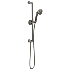 Brizo Litze®: Slide Bar Handshower with H2 OKinetic ® Technology In Luxe Steel