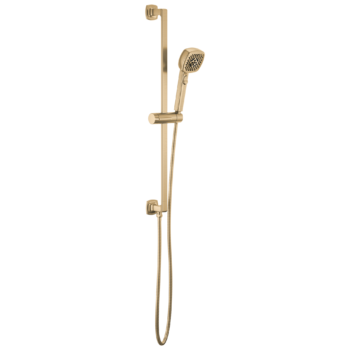 Brizo Allaria™: Multi-Function Slide Bar Handshower In Luxe Gold