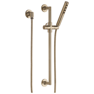 Brizo Odin®: Slide Bar Handshower With H2OKinetic Technology In Luxe Gold