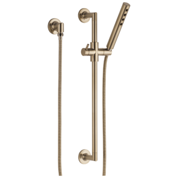 Brizo Odin®: Slide Bar Handshower With H2OKinetic Technology In Luxe Gold