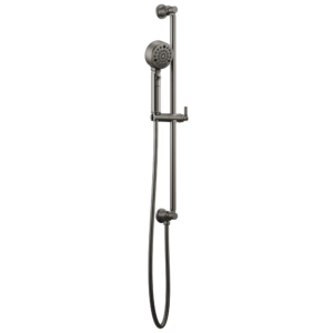 Brizo Invari®: H2OKinetic® Multi-Function Slide Bar Handshower In Luxe Steel