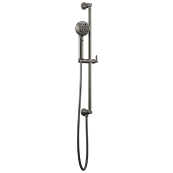 Brizo Invari®: H2OKinetic® Multi-Function Slide Bar Handshower In Luxe Steel