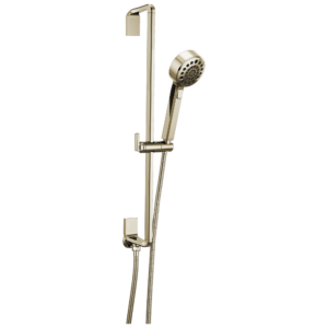 Brizo Levoir™: H2 Okinetic® Multi-Function Slide Bar Handshower In Polished Nickel