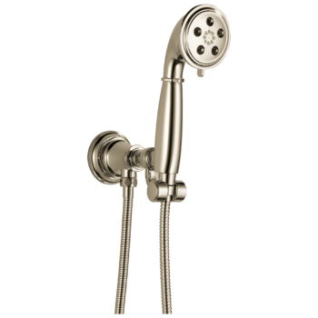 Brizo Rook®: WALL MOUNT HANDSHOWER WITH H2OKinetic® TECHNOLOGY In Polished Nickel