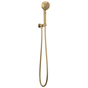 Brizo Invari®: H2 Okinetic® Multi-Function Wall Mount Handshower In Luxe Gold