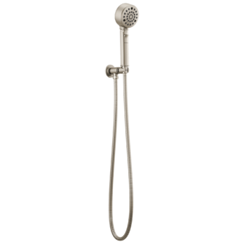 Brizo Invari®: H2OKinetic® Multi-Function Wall Mount Handshower In Luxe Nickel