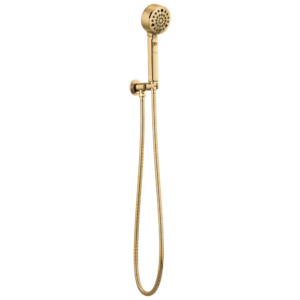 Brizo Invari®: H2 Okinetic® Multi-Function Wall Mount Handshower In Polished Gold