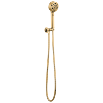 Brizo Invari®: H2OKinetic® Multi-Function Wall Mount Handshower In Polished Gold