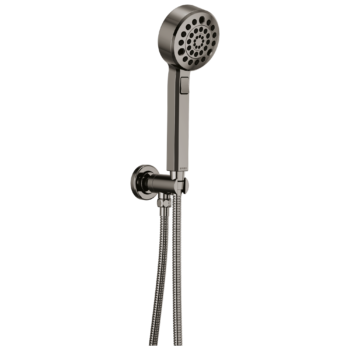 Brizo Levoir™: H2OKinetic® Multi-Function Wall Mount Handshower In Brilliance Black Onyx
