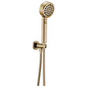 Brizo Levoir™: H2 Okinetic® Multi-Function Wall Mount Handshower In Luxe Gold