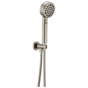 Brizo Levoir™: H2 Okinetic® Multi-Function Wall Mount Handshower In Luxe Nickel