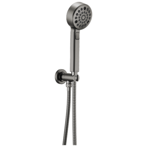 Brizo Levoir™: H2OKinetic® Multi-Function Wall Mount Handshower In Luxe Steel