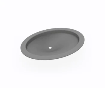 13 x 19 Swanstone Undermount Single Bowl Sink in Ash Gray