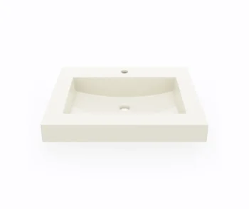 Swanstone Vessel Single Bowl Sink Bone - Image 2