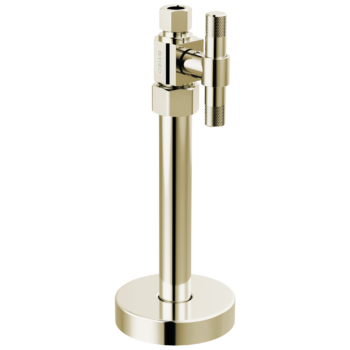 Brizo Litze®: Straight Supply Stop Valve with Lever Handle In Polished Nickel