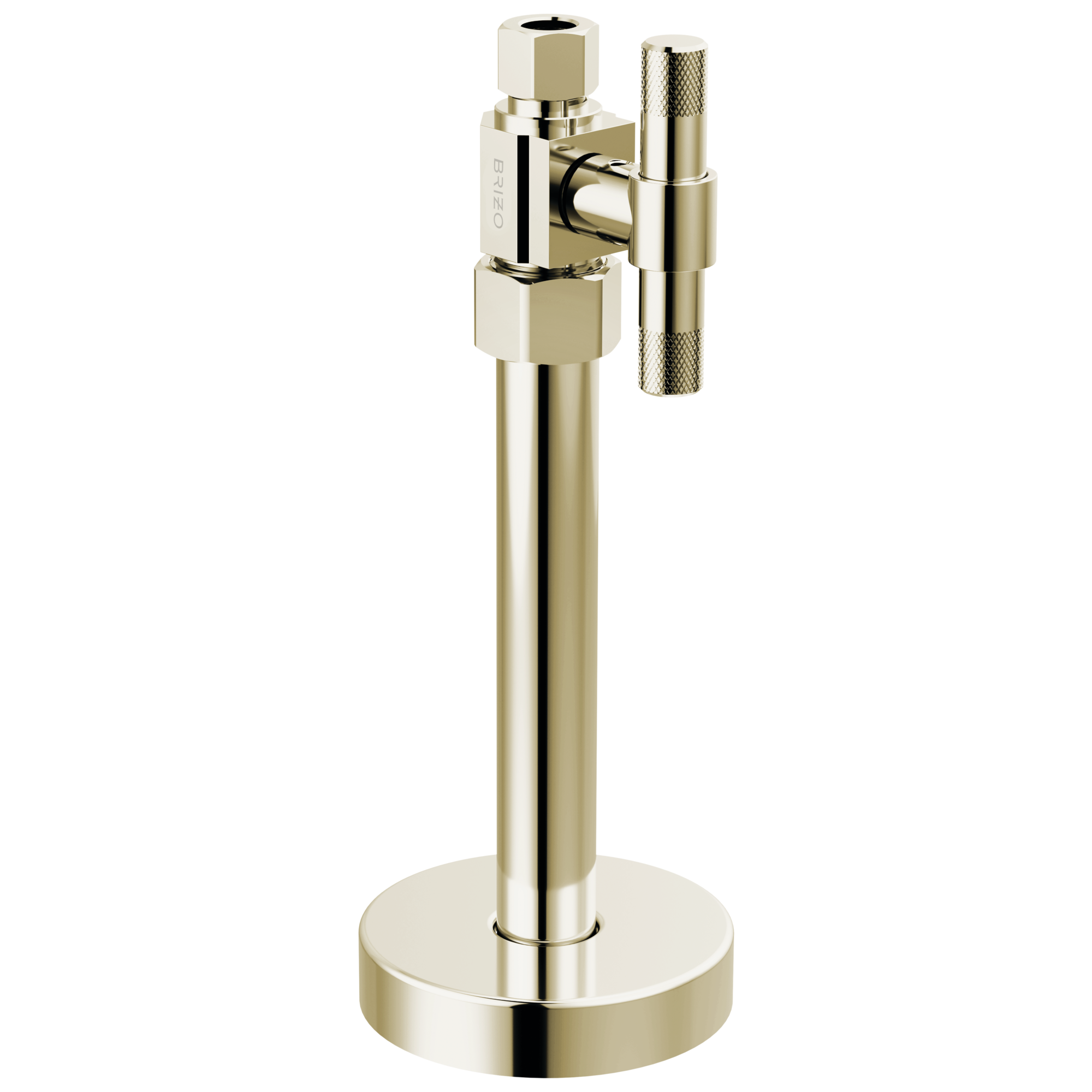 Brizo Litze®: Straight Supply Stop Valve with Lever Handle In Polished Nickel