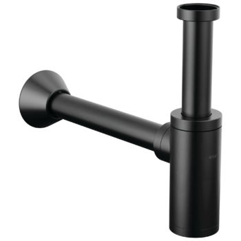 Brizo Other: Bottle Trap with Flange In Matte Black