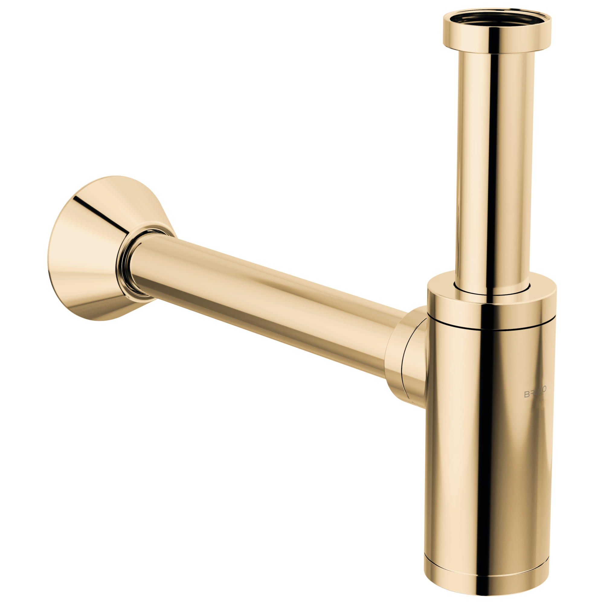 Brizo Other: Bottle Trap with Flange In Polished Gold