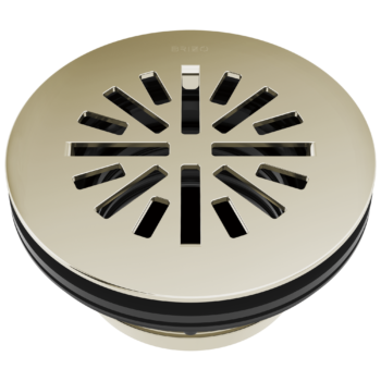 Brizo Other: 4" Prefab Round Shower Drain In Polished Nickel