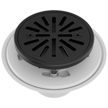Brizo Other: 4" Tile-In Round Shower Drain In Matte Black