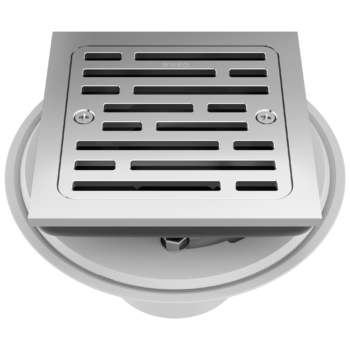 Brizo Other: 4" Tile-In Square Shower Drain In Chrome
