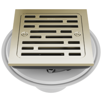 Brizo Other: 4" Tile-In Square Shower Drain In Polished Nickel