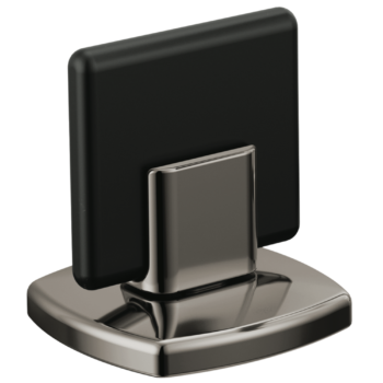 Brizo Allaria™: Widespread Lavatory Knob Handle Kit In Brilliance Black Onyx / Matte Black