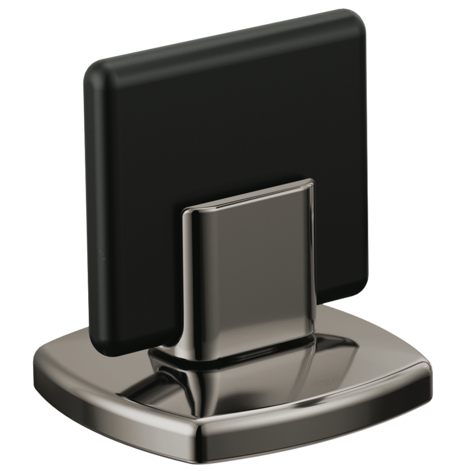 Brizo Allaria™: Widespread Lavatory Knob Handle Kit In Brilliance Black Onyx / Matte Black