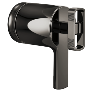 Brizo Kintsu®: TempAssure® Thermostatic Valve Trim Knob Handle Kit In Brilliance Black Onyx
