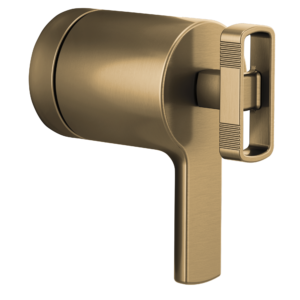 Brizo Kintsu®: TempAssure® Thermostatic Valve Trim Knob Handle Kit In Luxe Gold