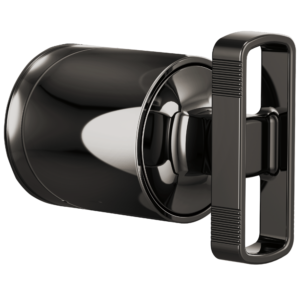 Brizo Kintsu®: Pressure Balance Valve Trim Knob Handle Kit In Brilliance Black Onyx